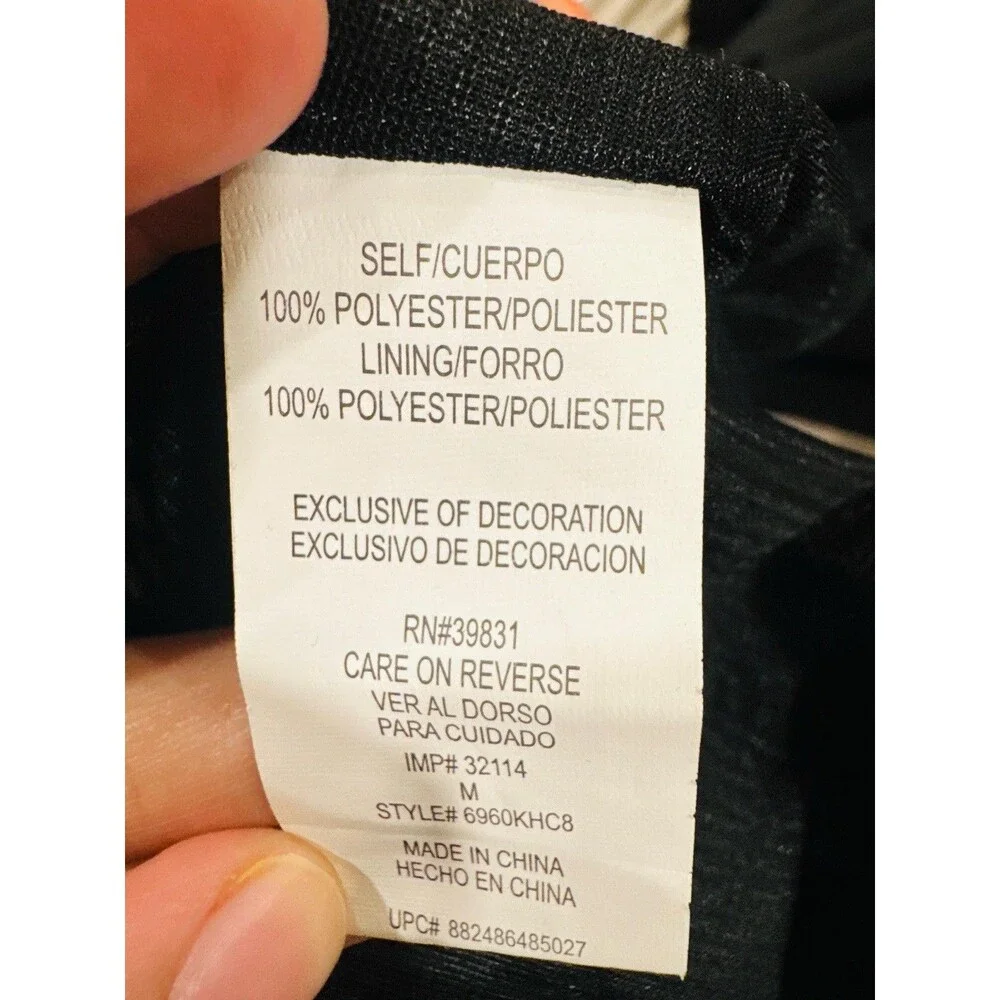 XOXO Black Pleated Skort | Size Medium